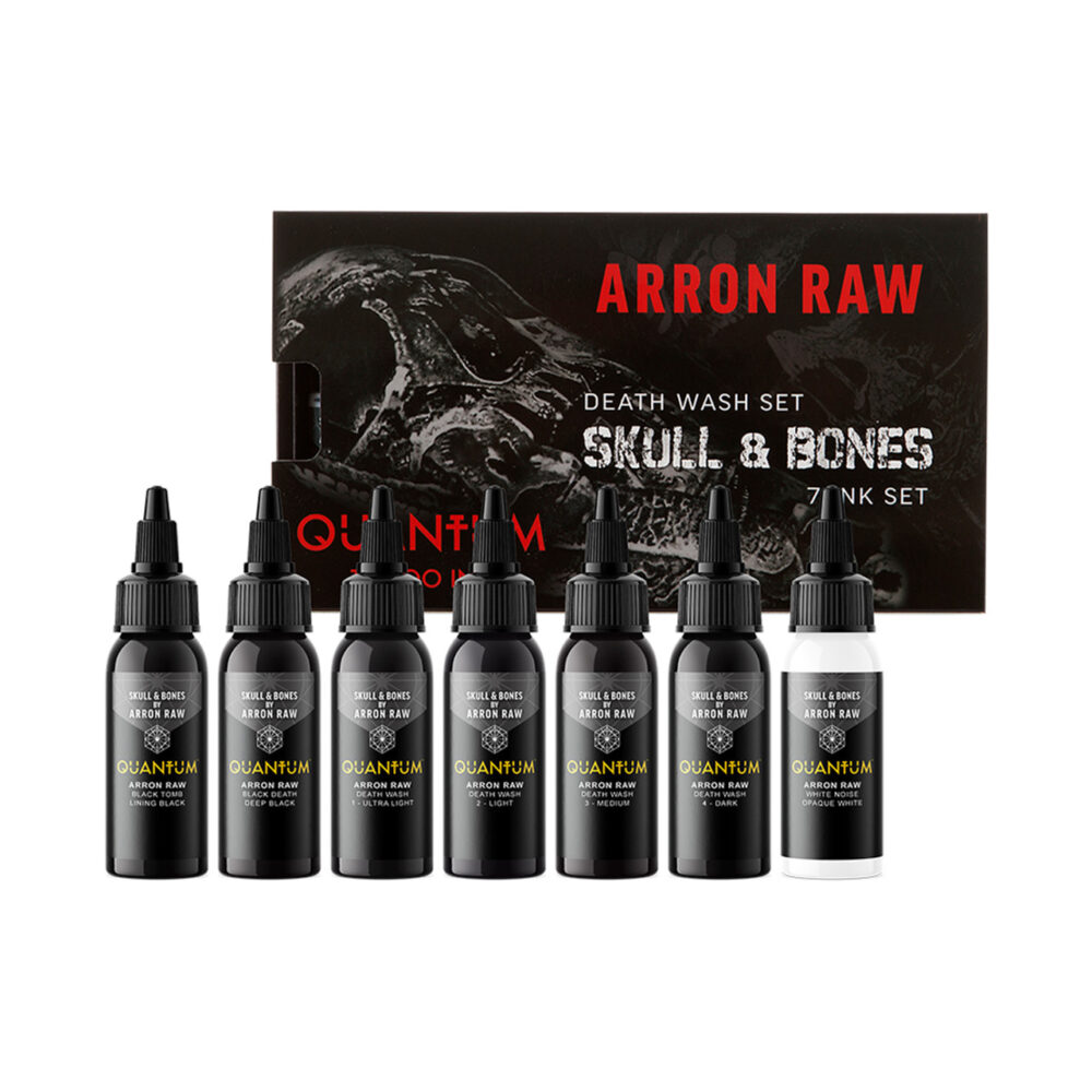 Arron Raw Skull & Bones Gray Wash Full Set