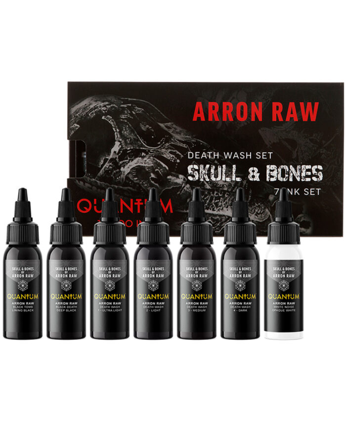 Arron Raw Skull & Bones Gray Wash Full Set