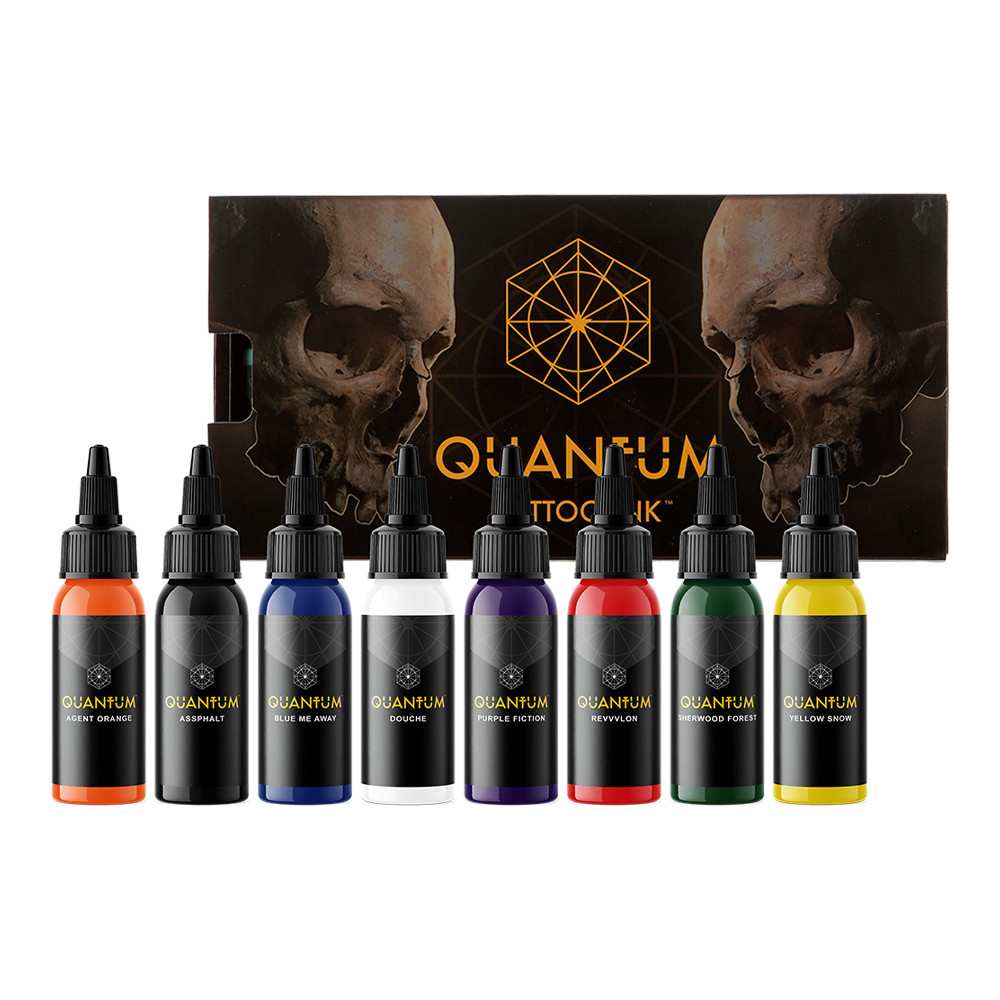 Quantum Originals Basic Tattoo Ink Set 8 Colors